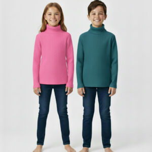Kids Unisex Winter High Neck Top by Style Nest Collection