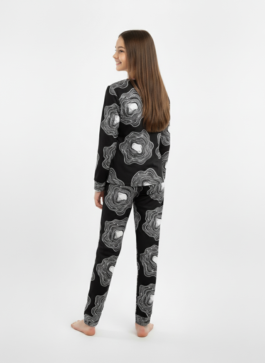 Black Galaxy Print Kids Night Suit β Soft, Stylish & Super Cozy - Image 5