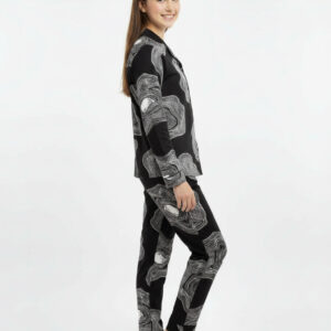 Black Galaxy Print Kids Night Suit – Soft, Stylish & Super Cozy